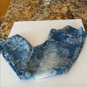 Floral Blue Women's Jeans INC